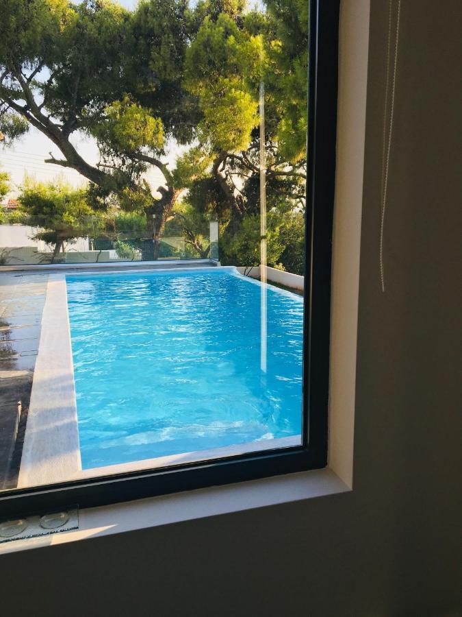 Villa Tranquility Lagonisi Exterior foto